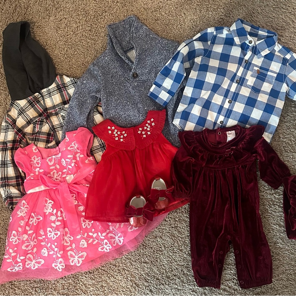 Baby boy and girl clothing. Sizes 3 months - 2T